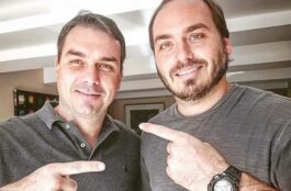 flavio bolsonaro e carlos bolsonaro santa catarina