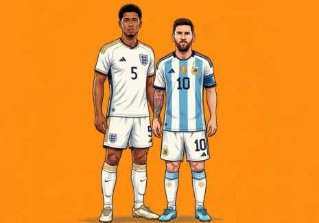 Lideradas por Bellingham e Messi, Inglaterra e Argentina revivem um dos maiores clássicos das Copas