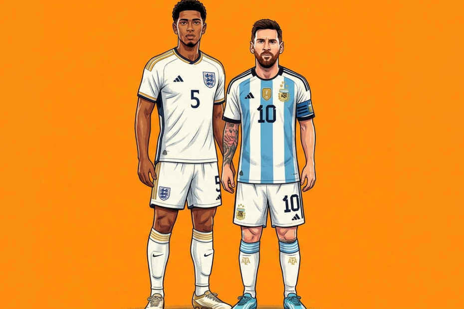 Bellingham Messi inglaterra argentina copa do mundo