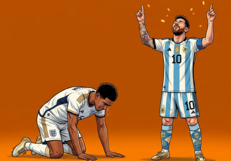 Argentina vence uma Inglaterra encolhida e vai à final da Copa contra a Espanha