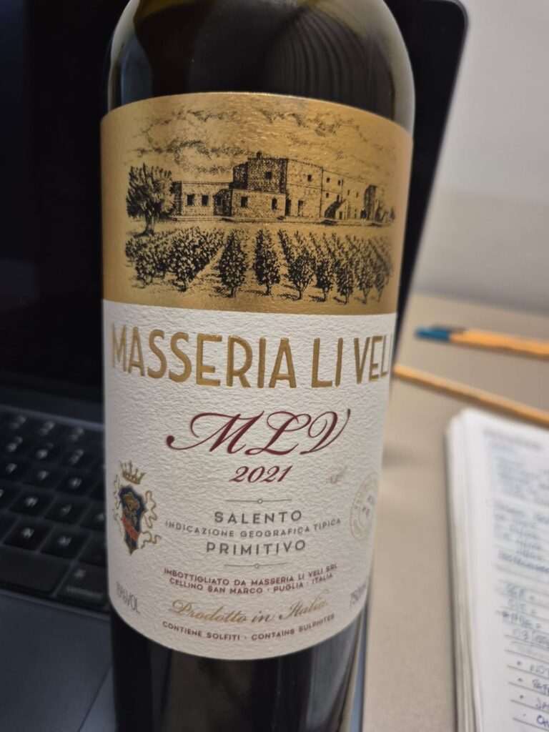 Masseria Li Veli MLV safra 2021