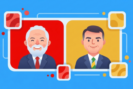 Atlas/Bloomberg: Lula tem 49,2% e Flávio Bolsonaro registra 42,9% no segundo turno