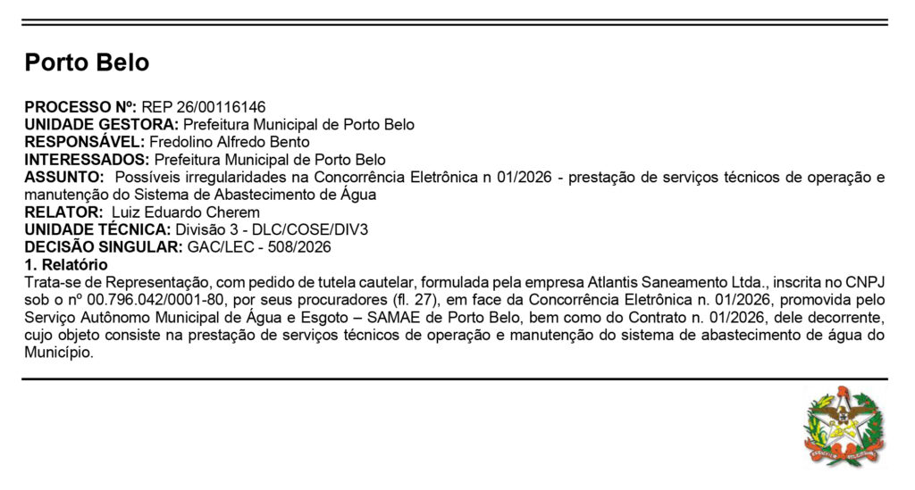 Diário Oficial Eletrônico