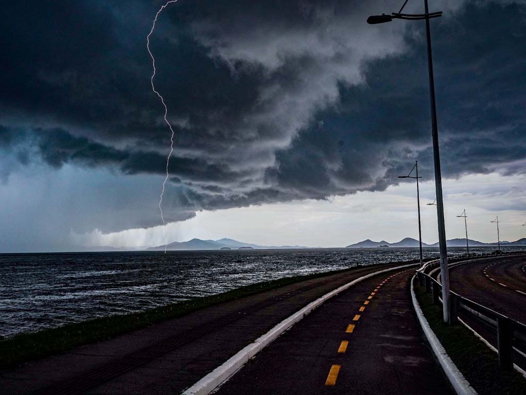 Inmet alerta para grande perigo de tempestade em Santa Catarina, Paraná e Rio Grande do Sul
