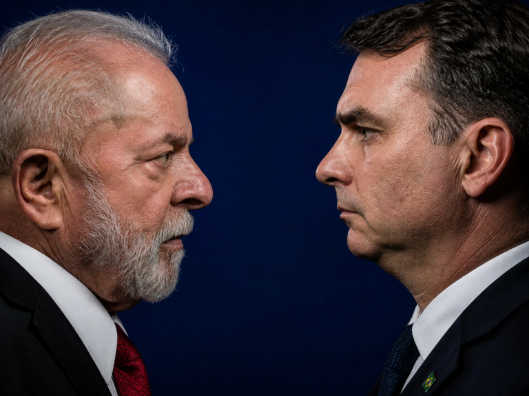 lula x flavio bolsonaro eleicoes 2026 hojesc