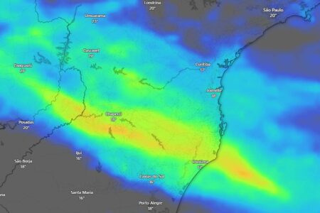 Inmet emite o alerta mais grave de tempestades para Santa Catarina e RS nesta segunda-feira (31)