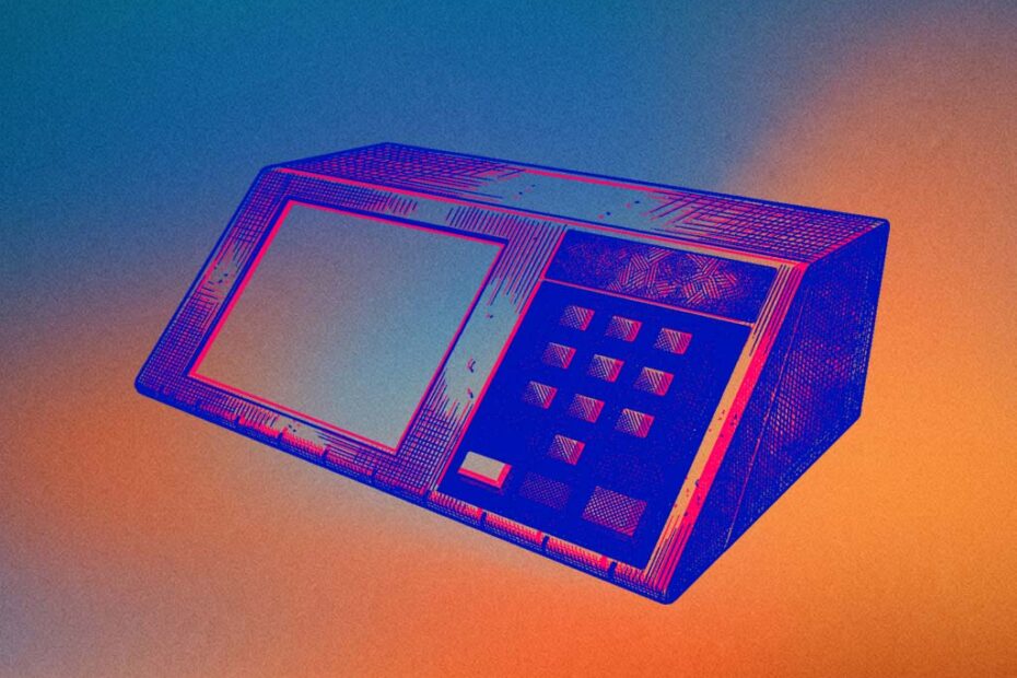 urna eletronica fundo