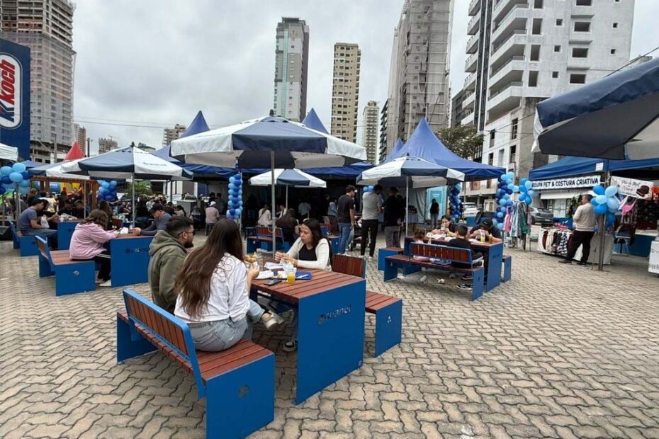 Praça Espaço do Produtor itapema hojesc