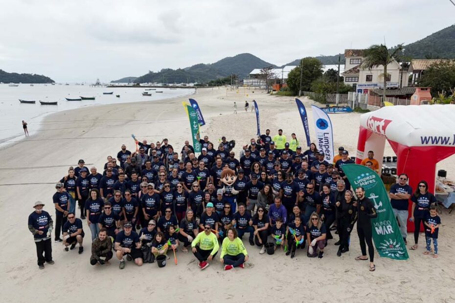 limpeza praias porto belo hojesc
